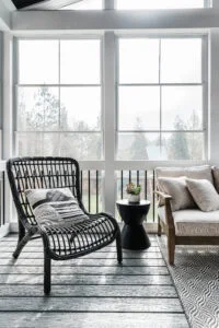 Layered Charlotte living space styled by Hayden Home Studio interior design